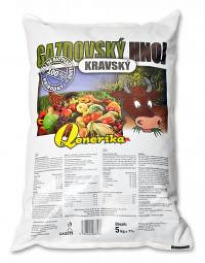 Gazdovský kravský hnoj, 5 kg